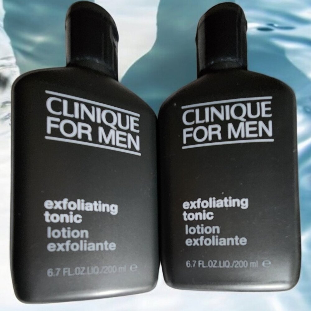 2x Clinique For Men Exfoliating Tonic 6.7oz/200mL each